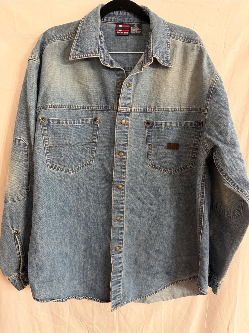 Bugle Boy Light Denim Blue Shirt Jacket